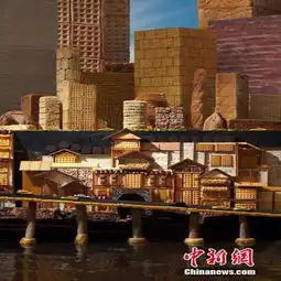 青年用9800种食材造出6座重庆网红地标图片中国天气网