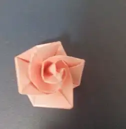 手工折纸diy简单玫瑰的折法图解教程
