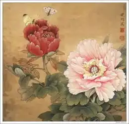 花开富贵送吉祥国画牡丹欣赏
