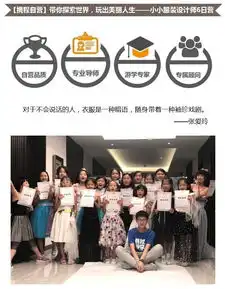 带你探索世界,玩出美丽人生小小服装设计师6日营