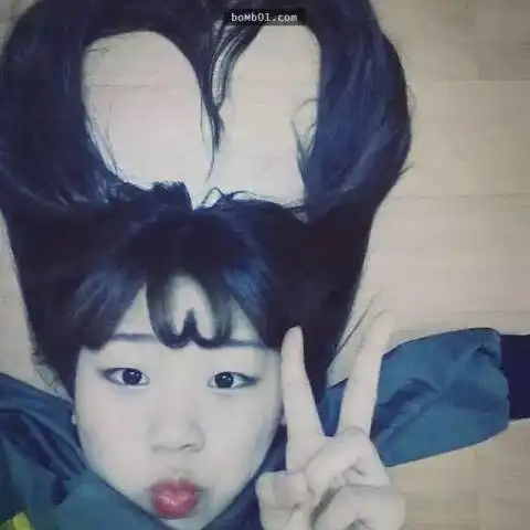 韩国的空气刘海热潮都还没过,爱心刘海已经掀起另类甜美潮流