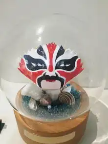 惊艳文博会她把京剧脸谱张飞关羽搬上了蝤蠓壳