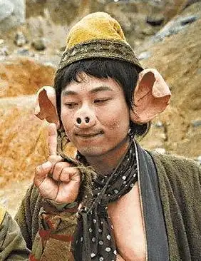 16个版本猪八戒,马德华和崔景富版经常混淆,谢宁版发型最雷人