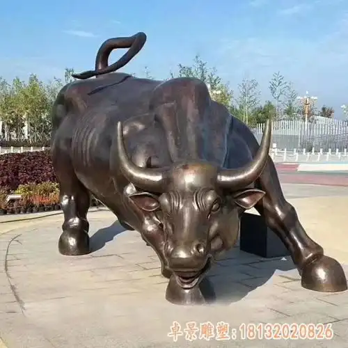 铸造铜牛雕塑锦州牛铜雕塑图片