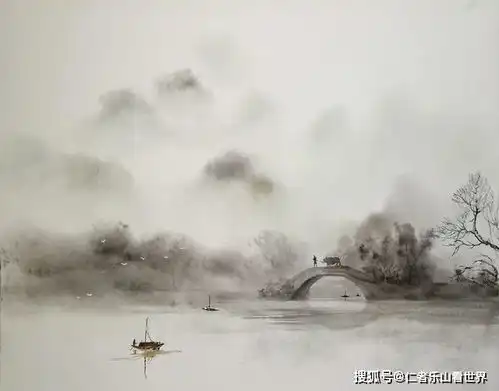 他笔下的江南烟雨山也虚无,树也缥缈,美得宁静致远