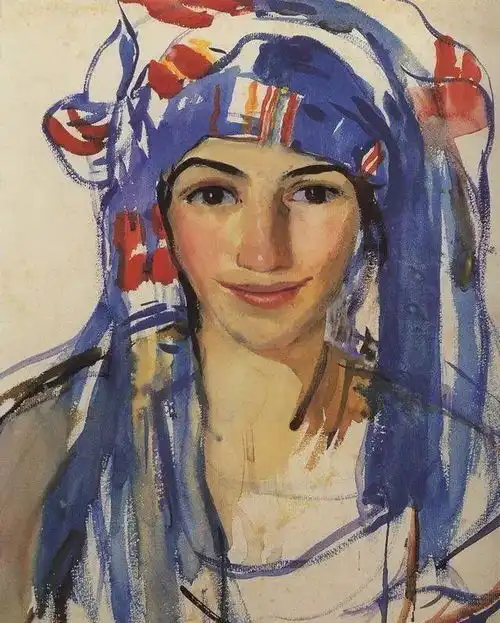 俄罗斯美女画家齐内达塞莱布里阿库娃作品赏析