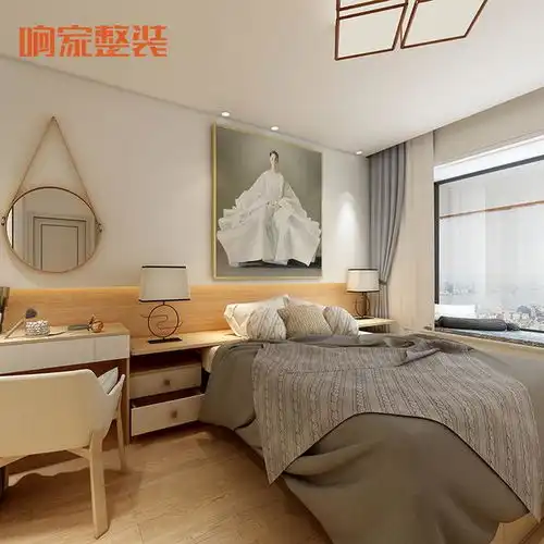 110㎡新房云浮响家禅意新中式装修,卧室绝对惊艳