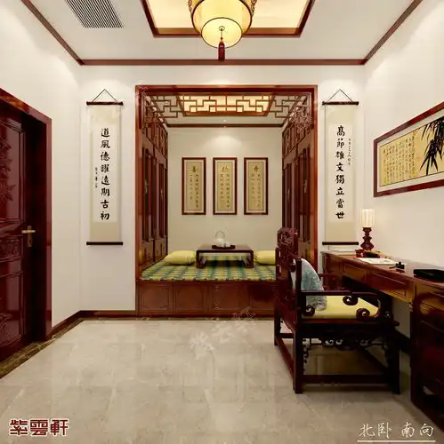 雍容大方复古禅意的济南市中式装修