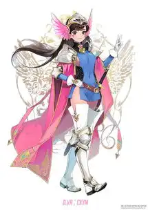 韩国画手绘制守望先锋奇幻版小美居然如此可爱