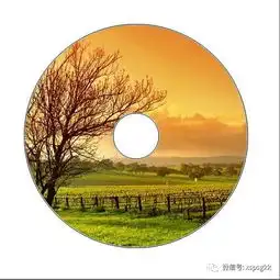 ps教程简单制作cd光盘封面