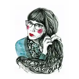 paulabonet手绘肖像插画欣赏