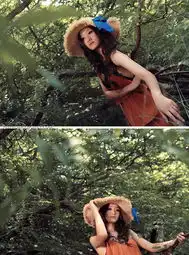 树林里的人像作品拍摄技巧讲解的摄影教程