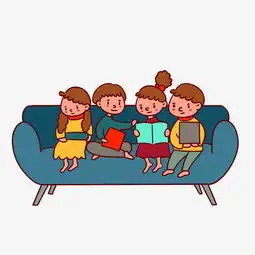 手绘卡通矢量学生寒假读书图片素材其他格式下载动漫人物大全