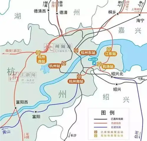 大江东人过江新出路规划的江东铁路越江隧道,居然不通杭州主城区...