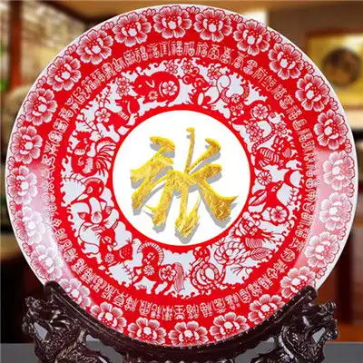 2020大红色喜庆吉祥微信头像,剪纸十二生肖福字
