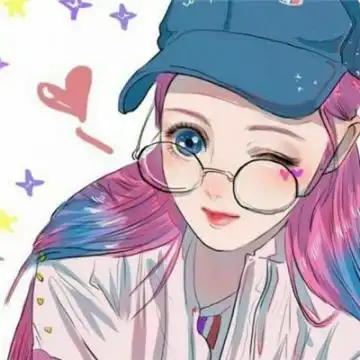 微信头像女生简单大方手绘2019不谈感情我们都很快乐