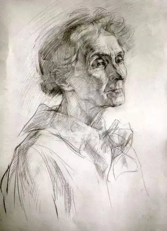 优秀的素描头像,就是艺术品