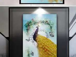 花开富贵金色孔雀玄关背景墙图片设计素材高清psd模板下载226.46mb动物花鸟玄关大全