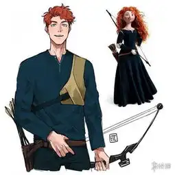 大佬何须女装画师etcetera迪士尼公主性转二创
