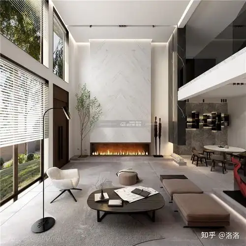 美的顺城府480m2现代极简风格丨追光,朝着希望光明和自由