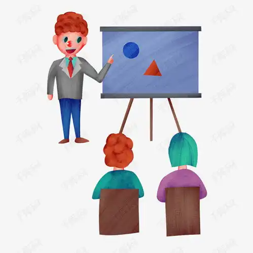 公司培训插画手绘风素材图片免费下载千库网