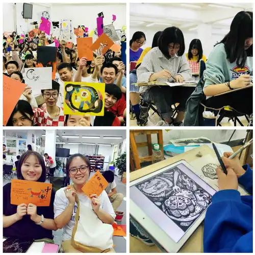 智博美术高考培训班弘扬中秋传统德育文化增进亲人情感交流