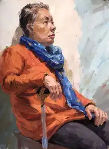 北京新国展画室优秀作品展色彩头像