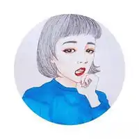 颜色艳丽的手绘美女