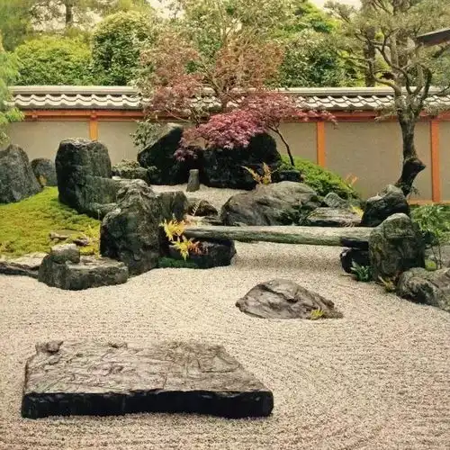 寺院住持设计的枯山水,极致禅意