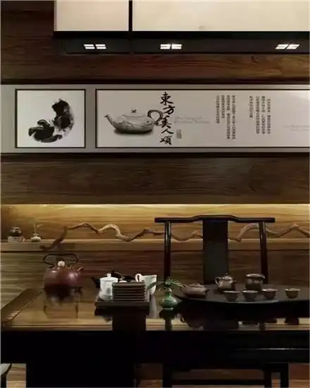 茶室最美不过新中式禅意和品味全在茗香里