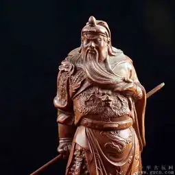 精品黄杨木雕精品手把件摆件黄杨木关公