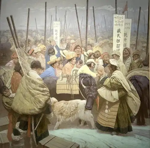 第十四届全国美展油画展在上海中华艺术宫举行庞茂琨中国油画未来发展趋势将体现3