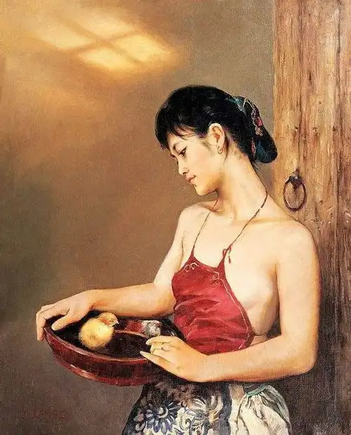 老艺术家当年给周迅画的人体油画,如今已价值千万