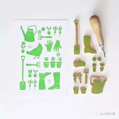 简单而美丽的橡皮章,你也可以get