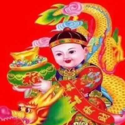 喜庆头像情侣一对好看2020吉祥喜庆的微信头像图片