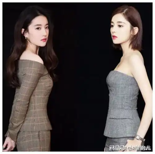 娜扎刘亦菲撞衫玫瑰旗袍尬到抠脚趾皮相美与骨相美差距一目了然