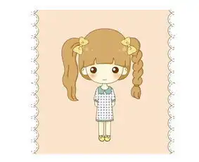 动漫女孩简笔画,要特别简单的