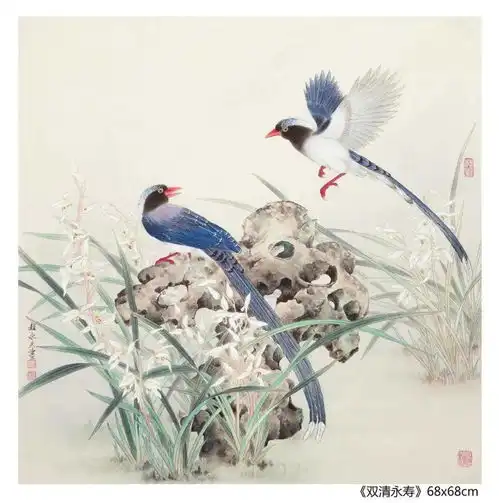 花鸟之美宁静淡雅纯粹的美感