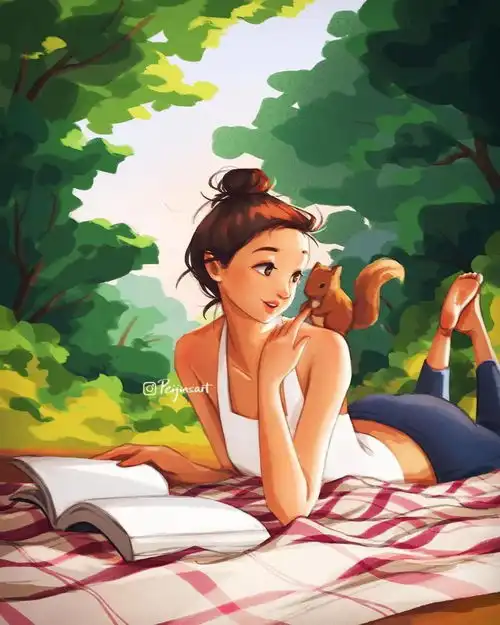 华裔美女艺术家画下宠物与人的日常,狂吸粉25万,狠狠地被治愈了