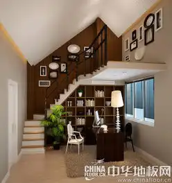书房木地板图片浅色地板散发自然清新味道