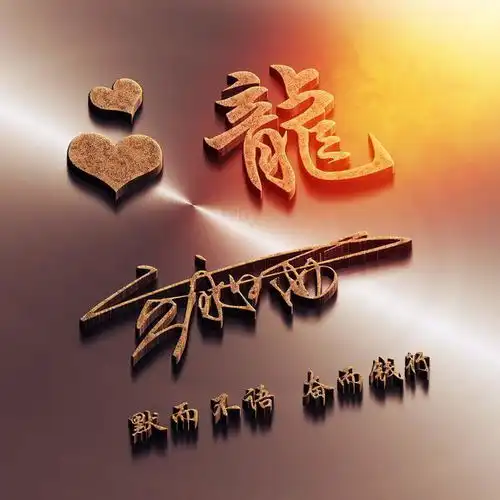 你的微信头像我承包了,35张霸气3d金属特效签名头像,请查收带走