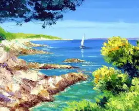 田园油画