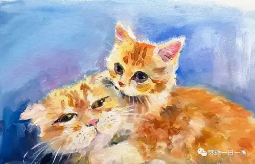 画别人家猫系列004小树家的喵