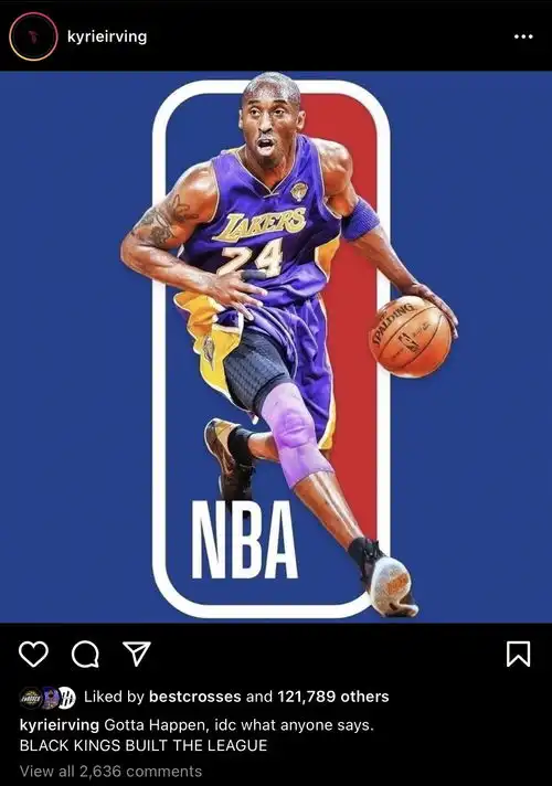 欧文盼nba用科比当标志瓦妮莎点赞喜欢这个主意