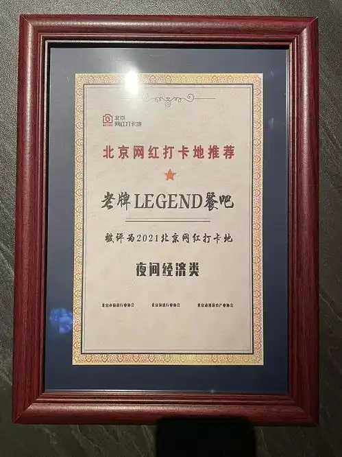 老牌legend入选2021北京网红打卡地榜单