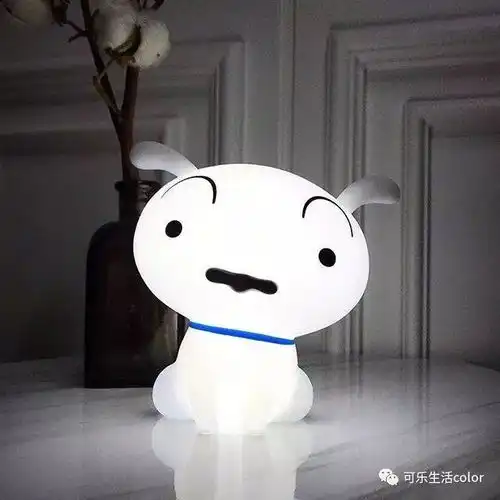 蜡笔小新只狗小白都出周边,小夜灯劲实用