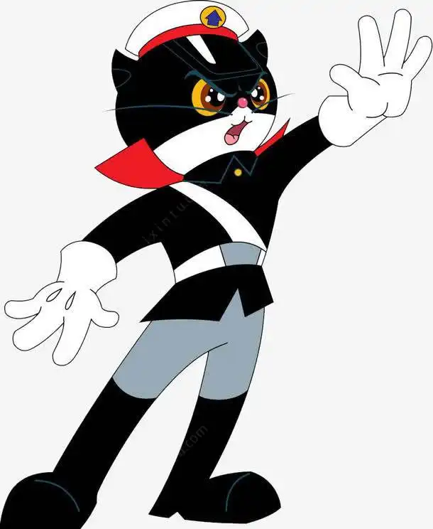 动画片黑猫警长免抠png素材新图网ixintu.com免抠素材