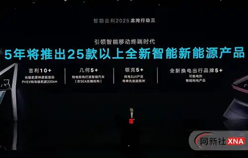 吉利公布2025九大龙湾行动加速智能化转型