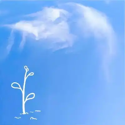 沈曦唯美可爱天空云朵背景图