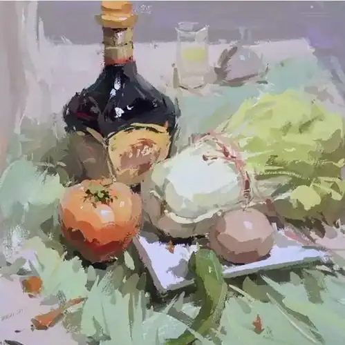 构图是画好色彩静物的第一步